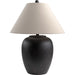 Bastillen Table Lamp by Livabliss. Made from ceramic, linen, iron in a modern style.
