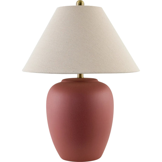 Bastillen Table Lamp by Livabliss. Made from ceramic, linen, iron in a modern style.