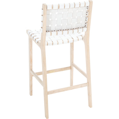 Androscoggin Counter Stool by HedgeApple Essentials. Made from sungkai 4 cm leather in a modern style.