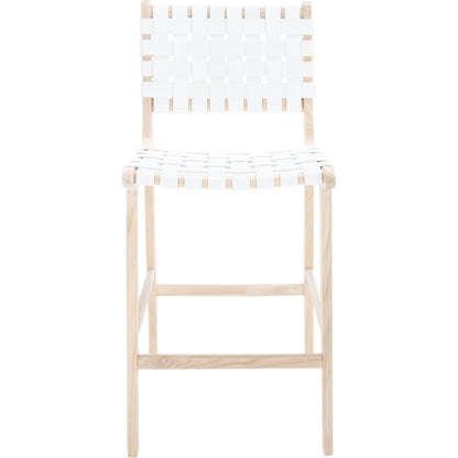 Androscoggin Counter Stool by HedgeApple Essentials. Made from sungkai 4 cm leather in a modern style.