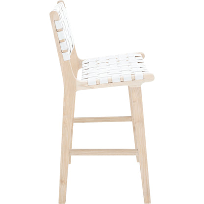 Androscoggin Counter Stool by HedgeApple Essentials. Made from sungkai 4 cm leather in a modern style.