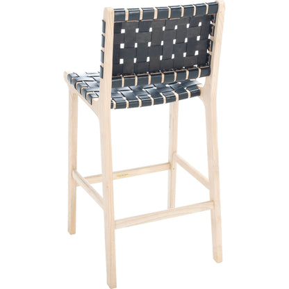 Androscoggin Counter Stool by HedgeApple Essentials. Made from sungkai 4 cm leather in a modern style.