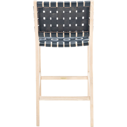 Androscoggin Counter Stool by HedgeApple Essentials. Made from sungkai 4 cm leather in a modern style.