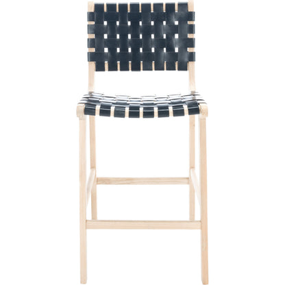 Androscoggin Counter Stool by HedgeApple Essentials. Made from sungkai 4 cm leather in a modern style.