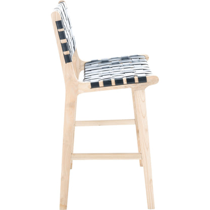 Androscoggin Counter Stool by HedgeApple Essentials. Made from sungkai 4 cm leather in a modern style.