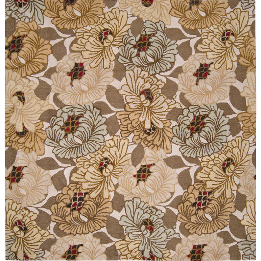 Bombay Rug - 4306 by Surya in wheat, beige, dark brown, mustard, taupe, medium brown. Made from 100% new zealand wool in a unique style.