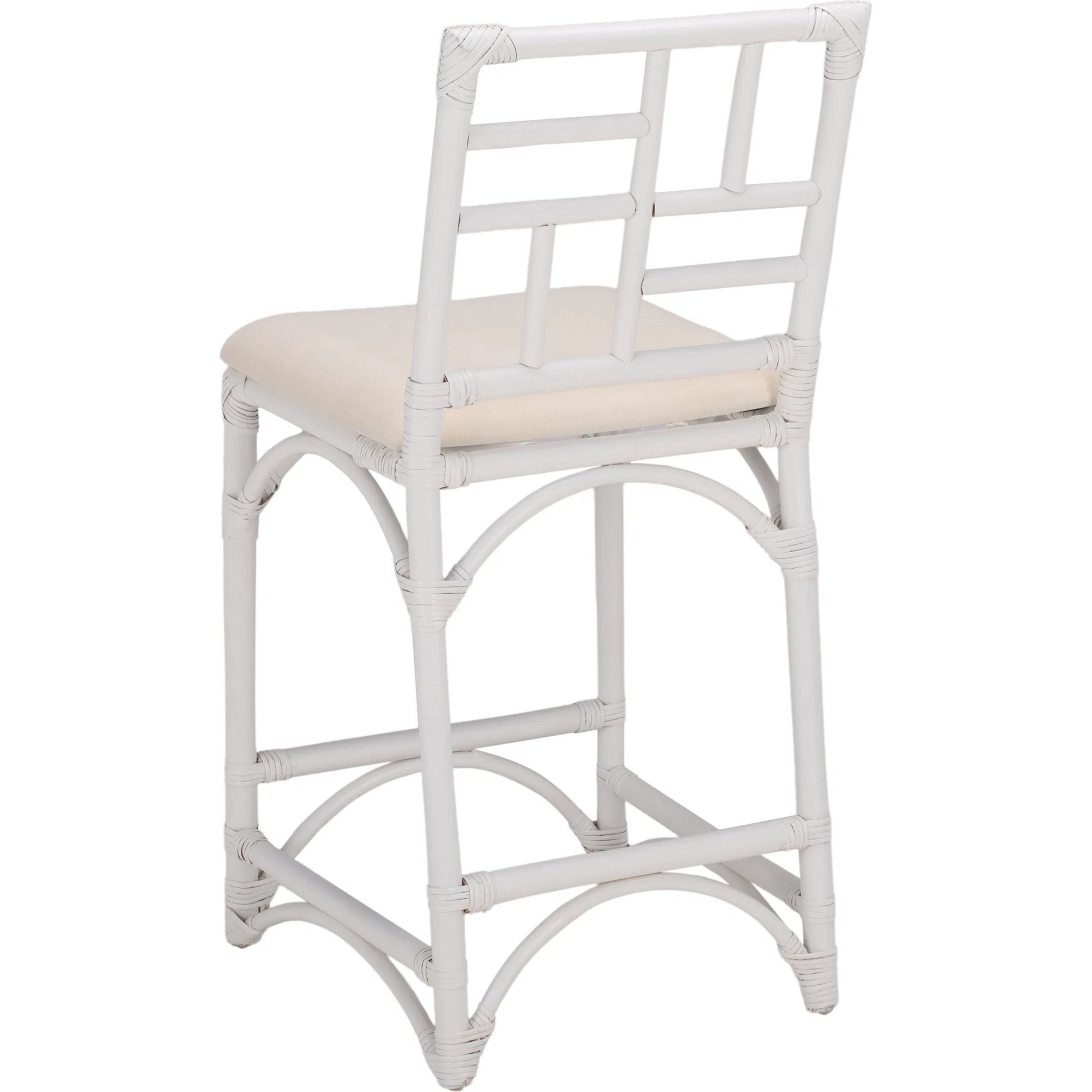 Dudley Barstool with Cushion by HedgeApple Essentials. Made from rattan, cotton, foam in a unique style.