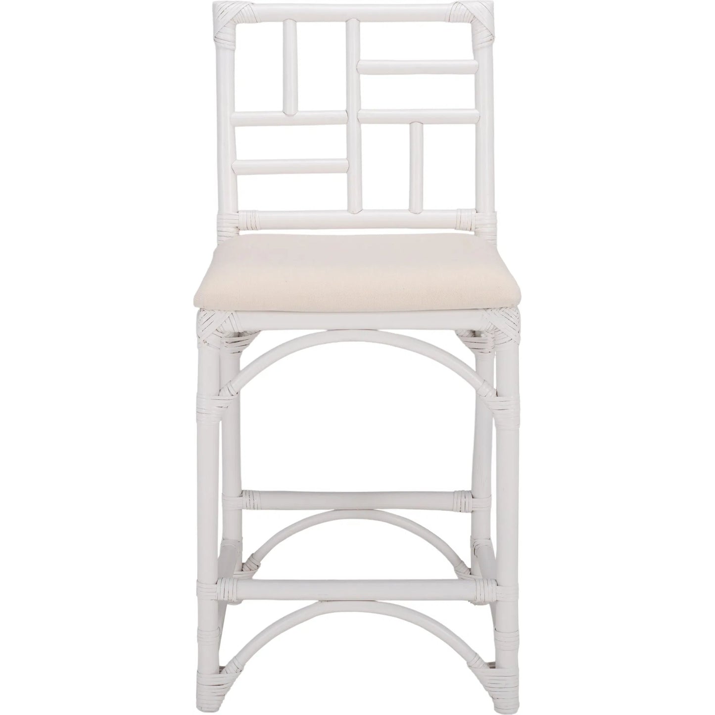 000 SI-2629774 | Additional Silo | Dudley Barstool with Cushion by HedgeApple Essentials. Made from rattan, cotton, foam in a unique style.