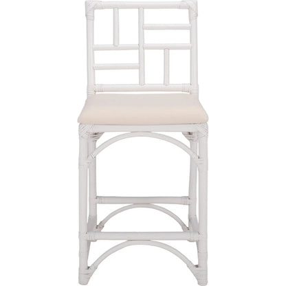 Dudley Barstool with Cushion by HedgeApple Essentials. Made from rattan, cotton, foam in a unique style.