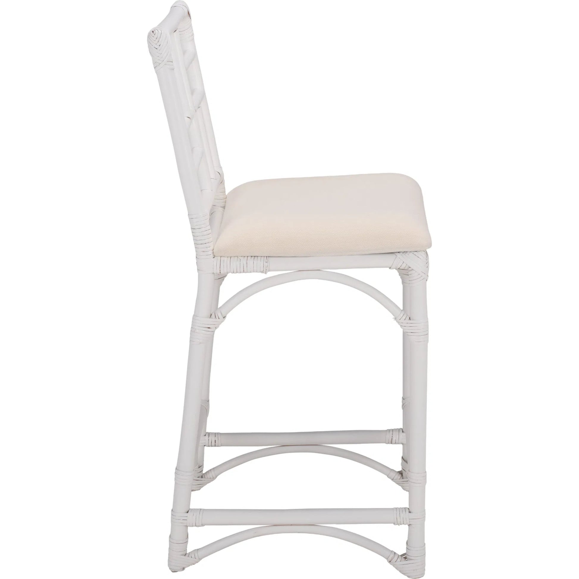 Dudley Barstool with Cushion by HedgeApple Essentials. Made from rattan, cotton, foam in a unique style.