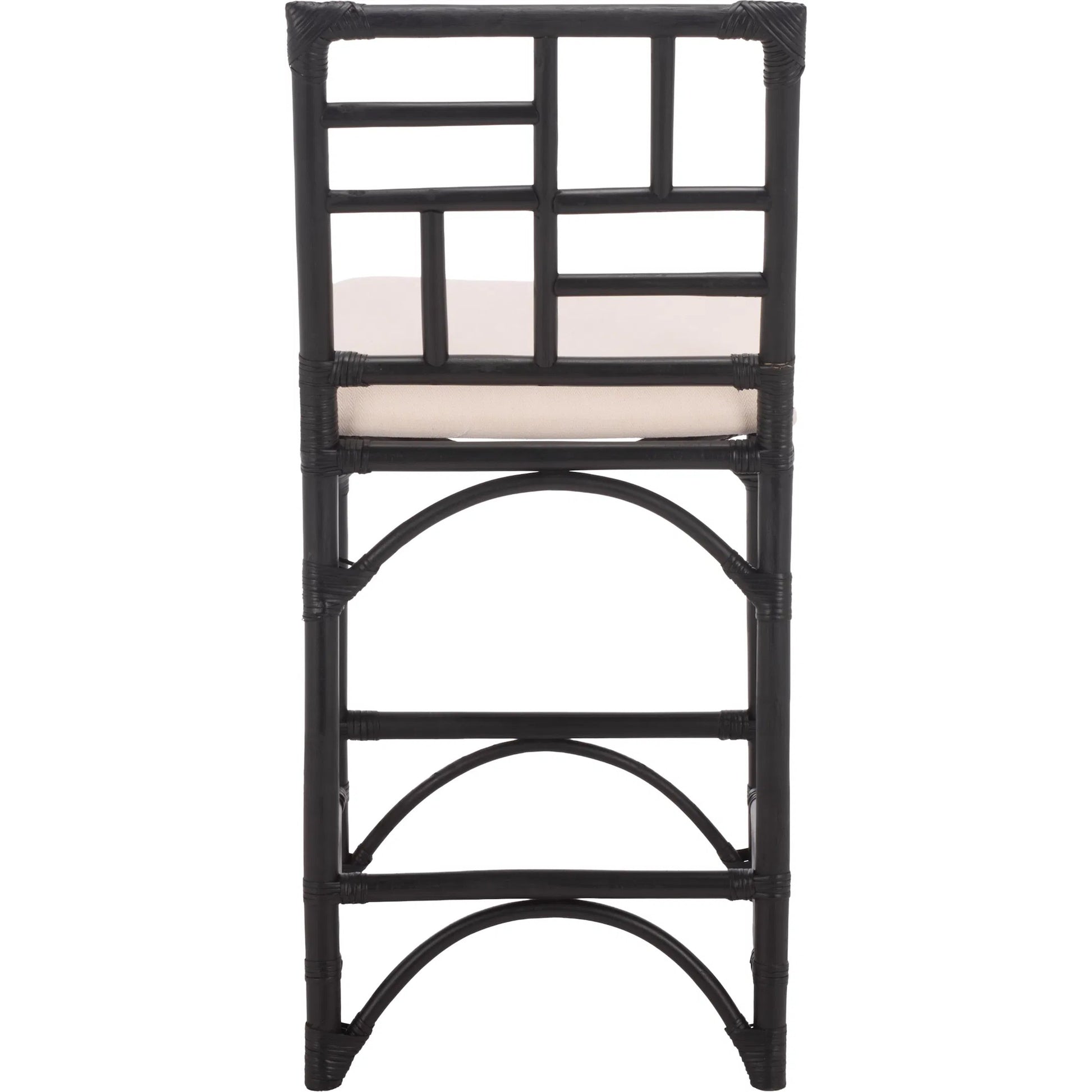 Dudley Barstool with Cushion by HedgeApple Essentials. Made from rattan, cotton, foam in a unique style.