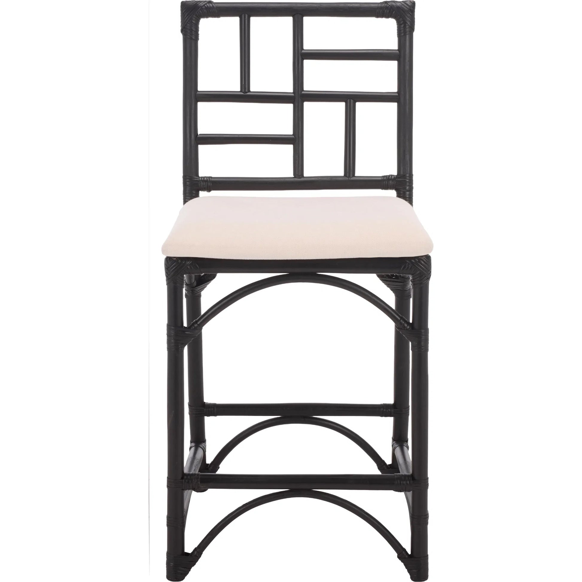 Dudley Barstool with Cushion by HedgeApple Essentials. Made from rattan, cotton, foam in a unique style.