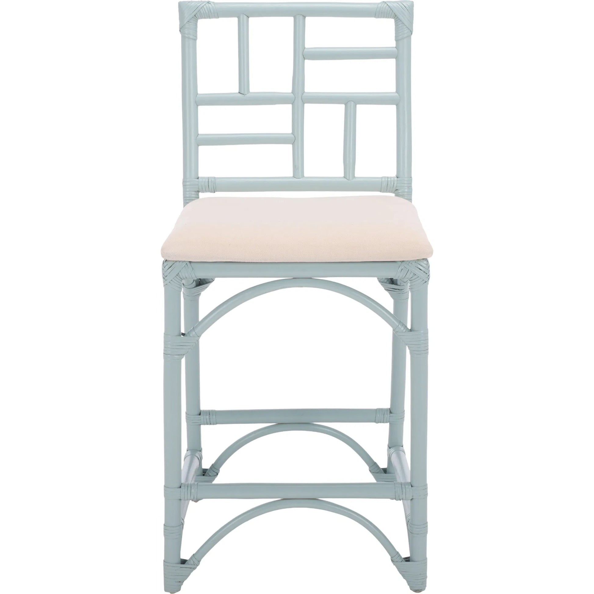 Dudley Barstool with Cushion by HedgeApple Essentials. Made from rattan, cotton, foam in a unique style.