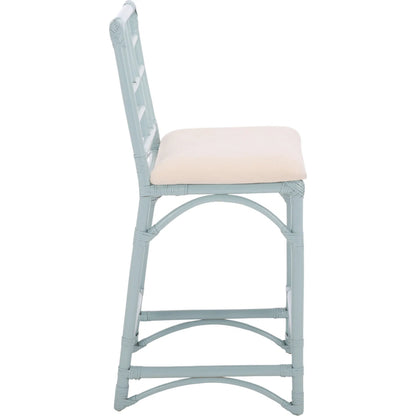 Dudley Barstool with Cushion by HedgeApple Essentials. Made from rattan, cotton, foam in a unique style.