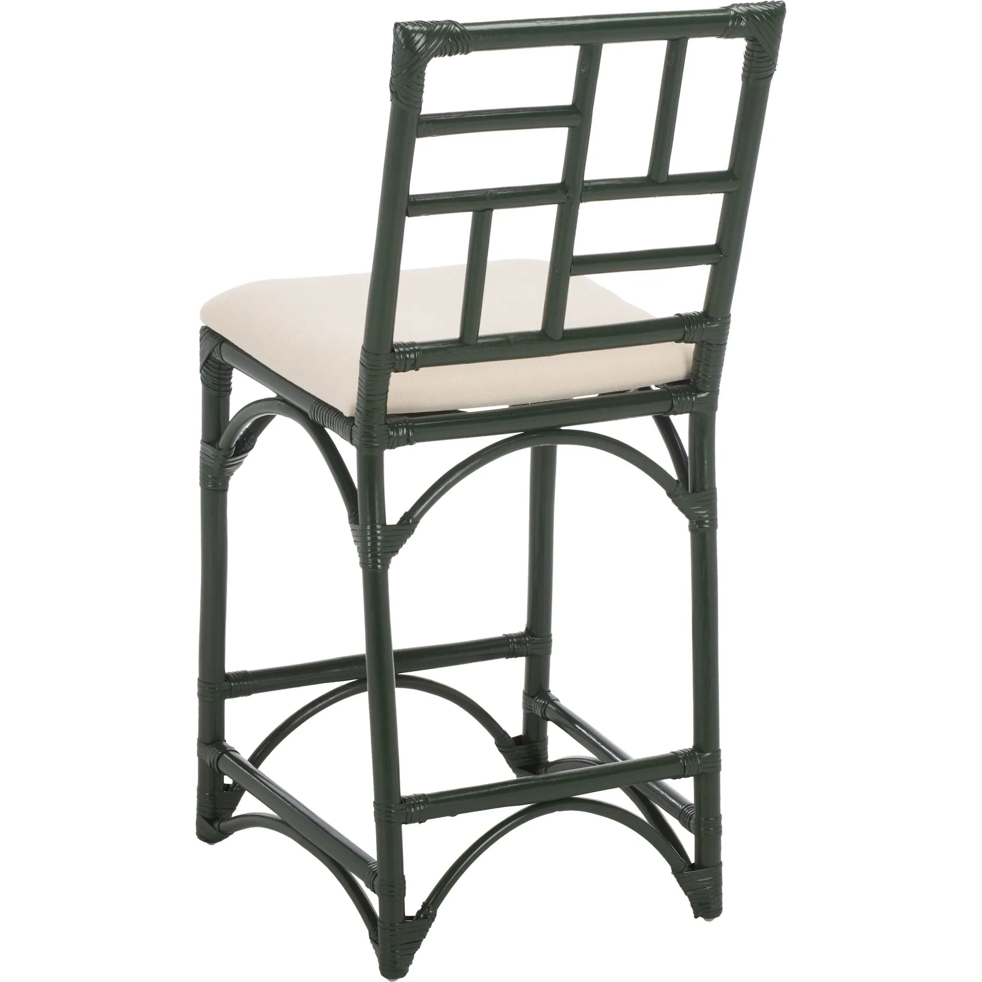 Dudley Barstool with Cushion by HedgeApple Essentials. Made from rattan, cotton, foam in a unique style.