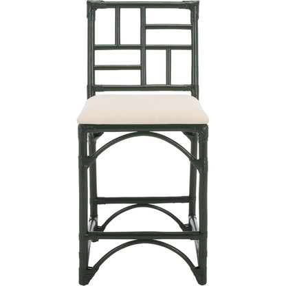 Dudley Barstool with Cushion by HedgeApple Essentials. Made from rattan, cotton, foam in a unique style.