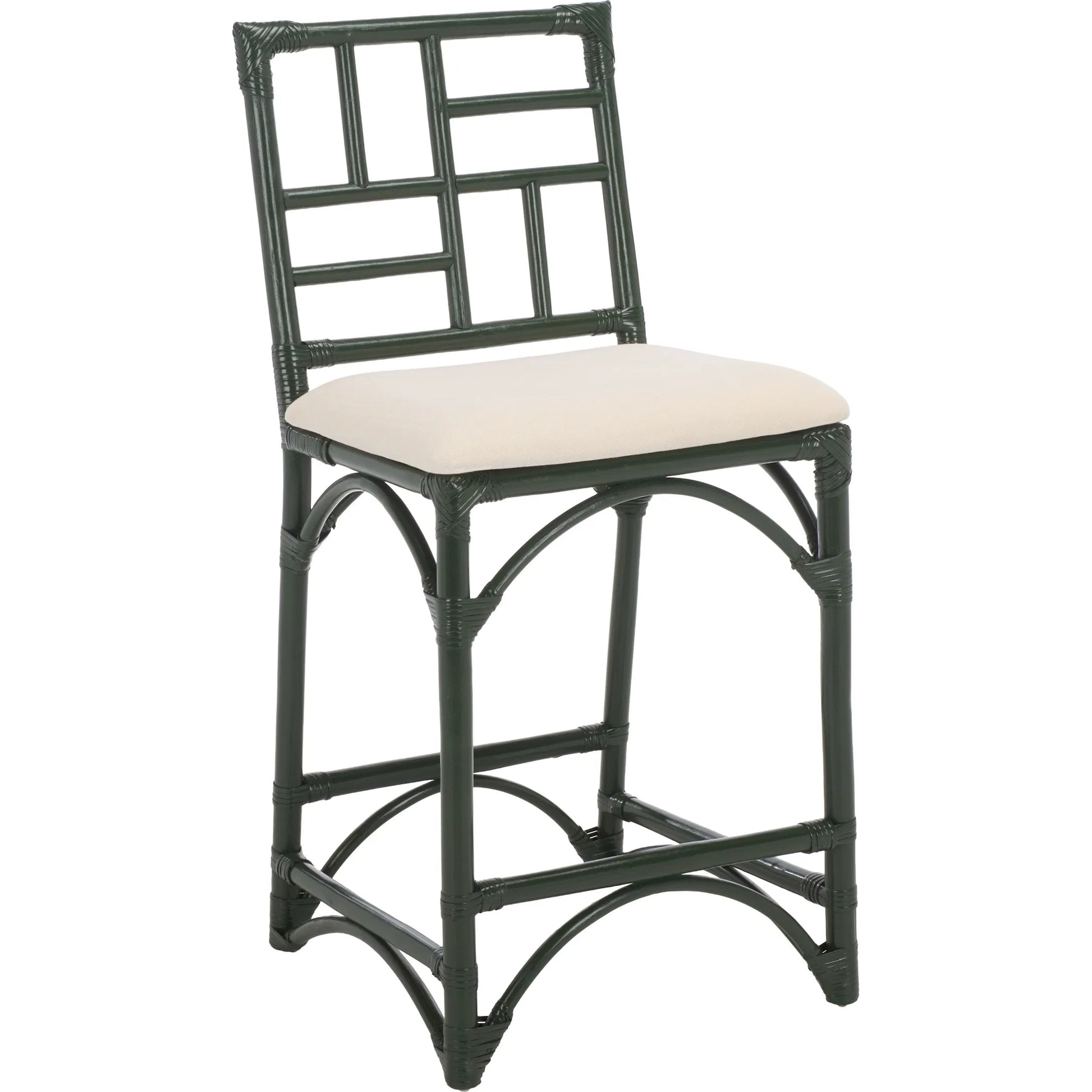 Dudley Barstool with Cushion by HedgeApple Essentials. Made from rattan, cotton, foam in a unique style.