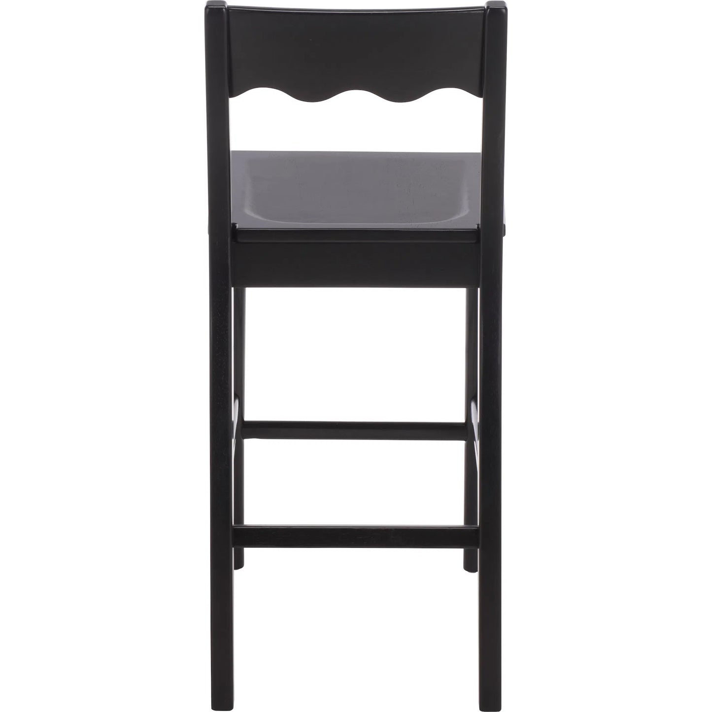 016 SI-2629795 | Additional Silo | Newark Scallop Counter Stool by HedgeApple Essentials. Made from rubberwood in a unique style.