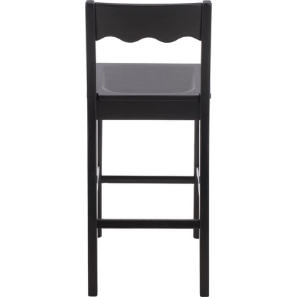 Newark Scallop Counter Stool by HedgeApple Essentials. Made from rubberwood in a unique style.