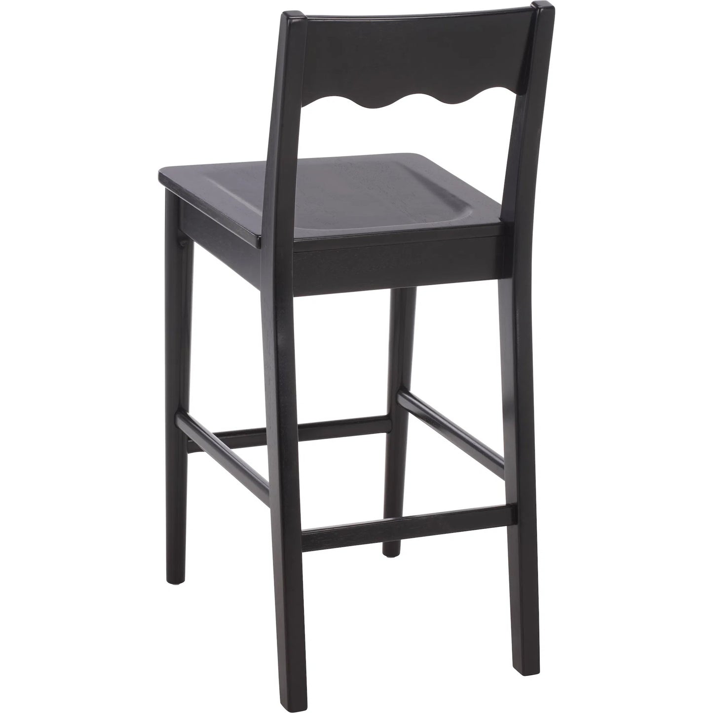 017 SI-2629795 | Additional Silo | Newark Scallop Counter Stool by HedgeApple Essentials. Made from rubberwood in a unique style.
