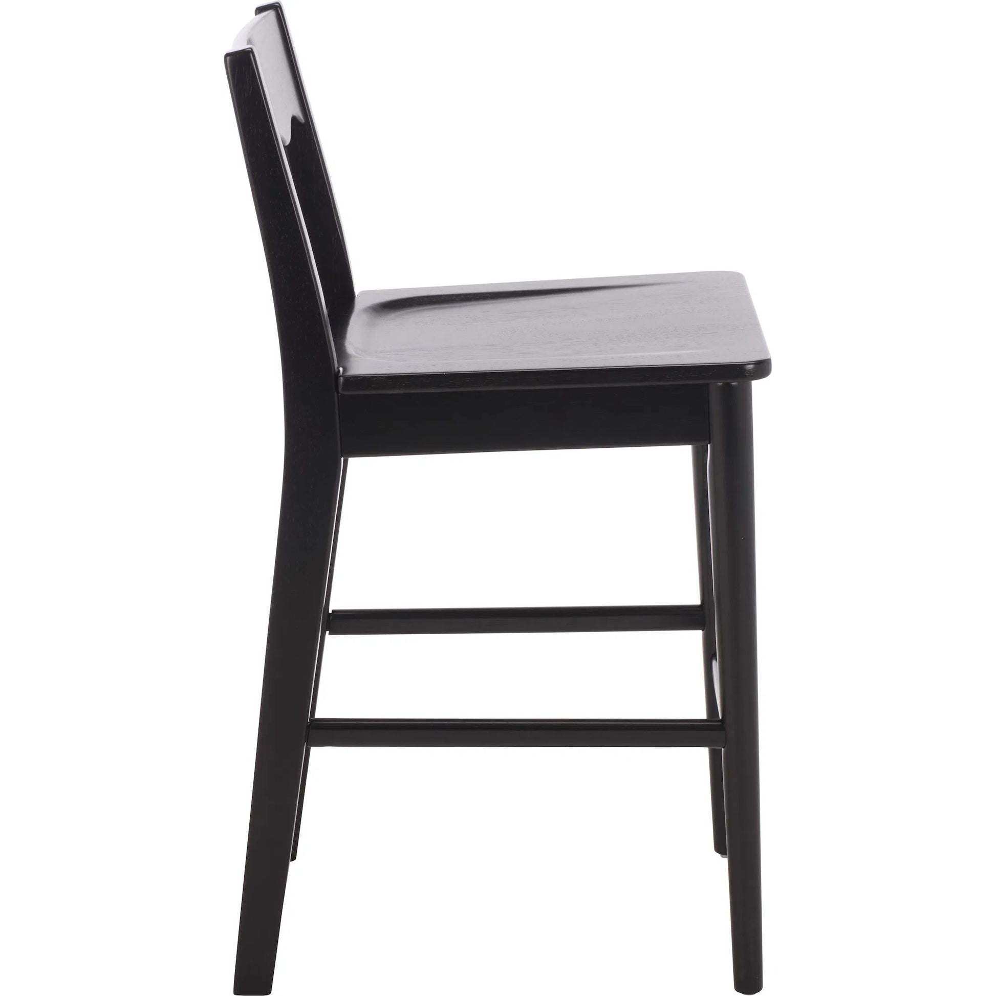 Newark Scallop Counter Stool by HedgeApple Essentials. Made from rubberwood in a unique style.