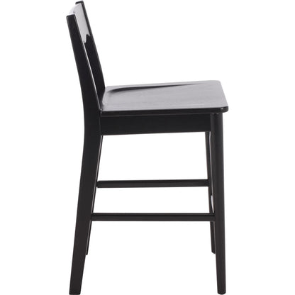 Newark Scallop Counter Stool by HedgeApple Essentials. Made from rubberwood in a unique style.