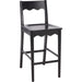 Newark Scallop Counter Stool by HedgeApple Essentials. Made from rubberwood in a unique style.