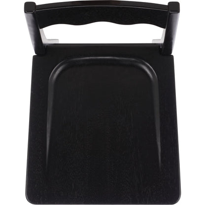 Newark Scallop Counter Stool by HedgeApple Essentials. Made from rubberwood in a unique style.