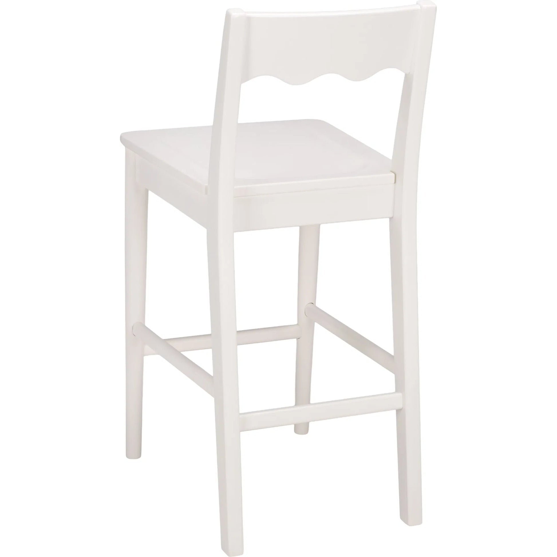 Newark Scallop Counter Stool by HedgeApple Essentials. Made from rubberwood in a unique style.