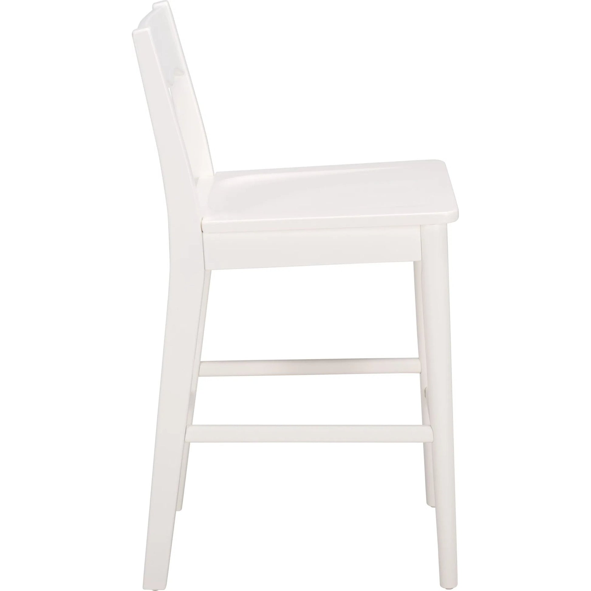 Newark Scallop Counter Stool by HedgeApple Essentials. Made from rubberwood in a unique style.