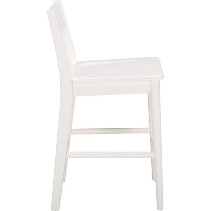 Newark Scallop Counter Stool by HedgeApple Essentials. Made from rubberwood in a unique style.