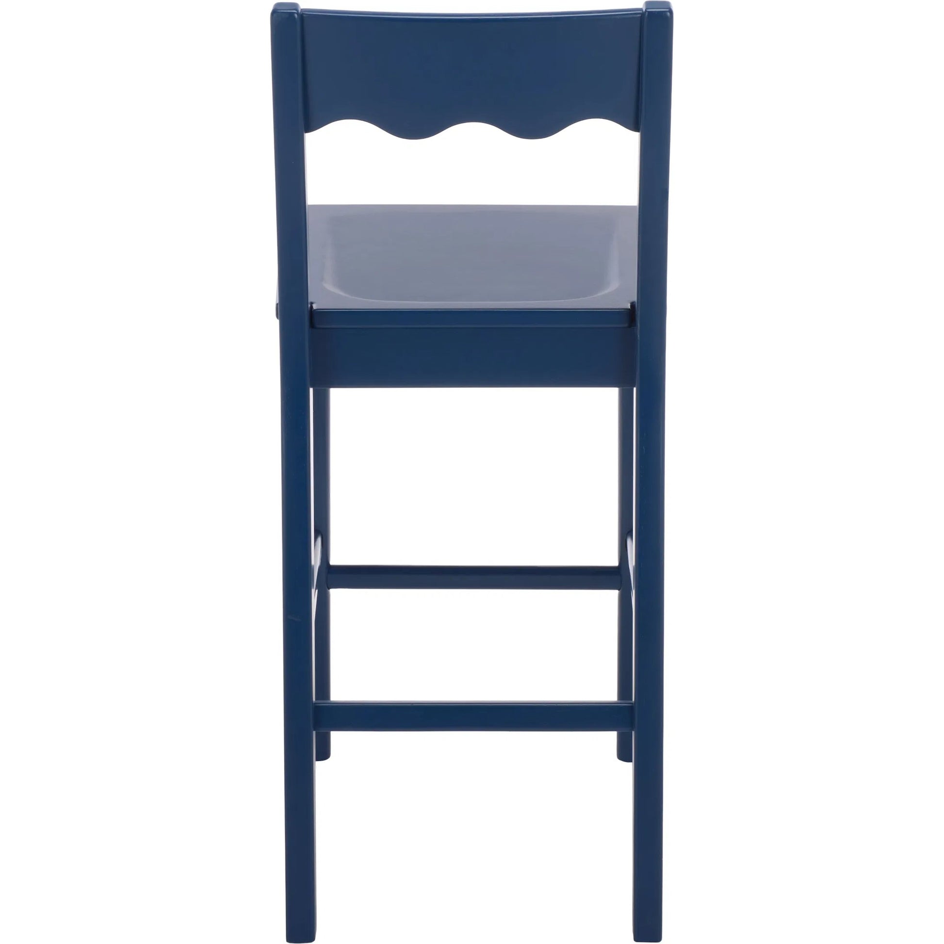 Newark Scallop Counter Stool by HedgeApple Essentials. Made from rubberwood in a unique style.