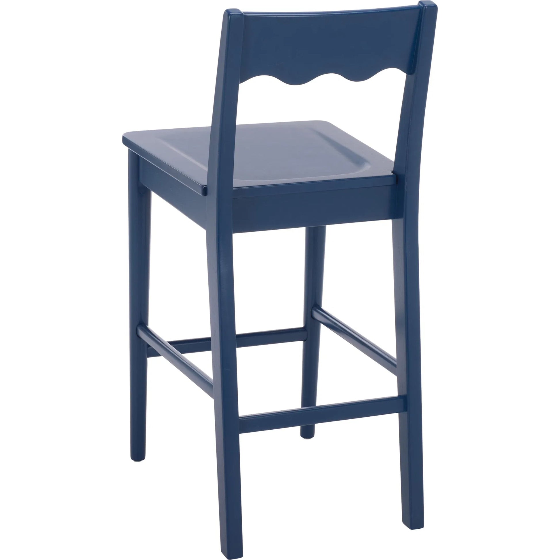 Newark Scallop Counter Stool by HedgeApple Essentials. Made from rubberwood in a unique style.