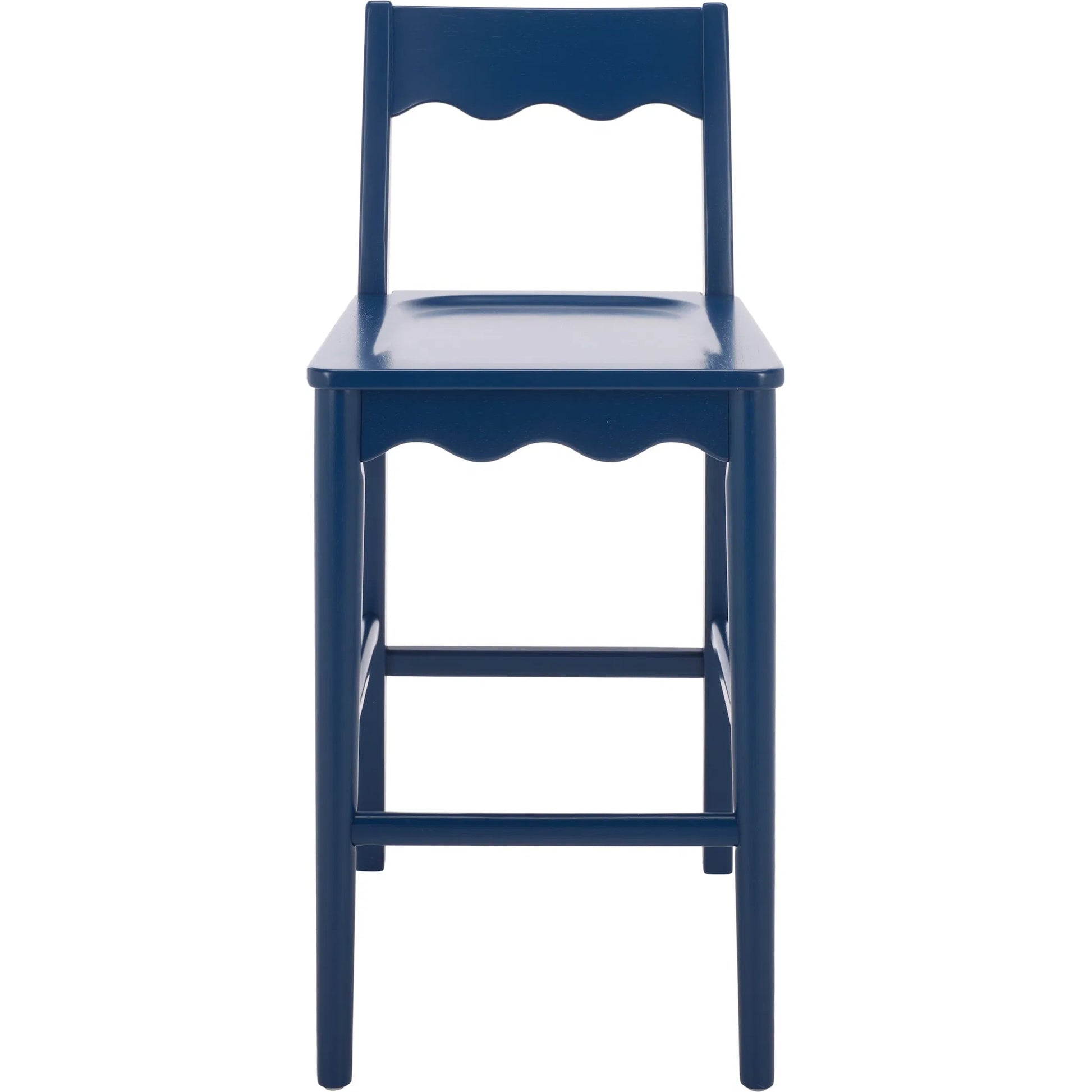 Newark Scallop Counter Stool by HedgeApple Essentials. Made from rubberwood in a unique style.