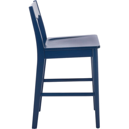 Newark Scallop Counter Stool by HedgeApple Essentials. Made from rubberwood in a unique style.