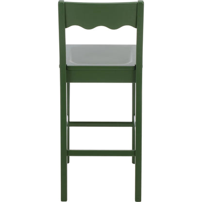 Newark Scallop Counter Stool by HedgeApple Essentials. Made from rubberwood in a unique style.