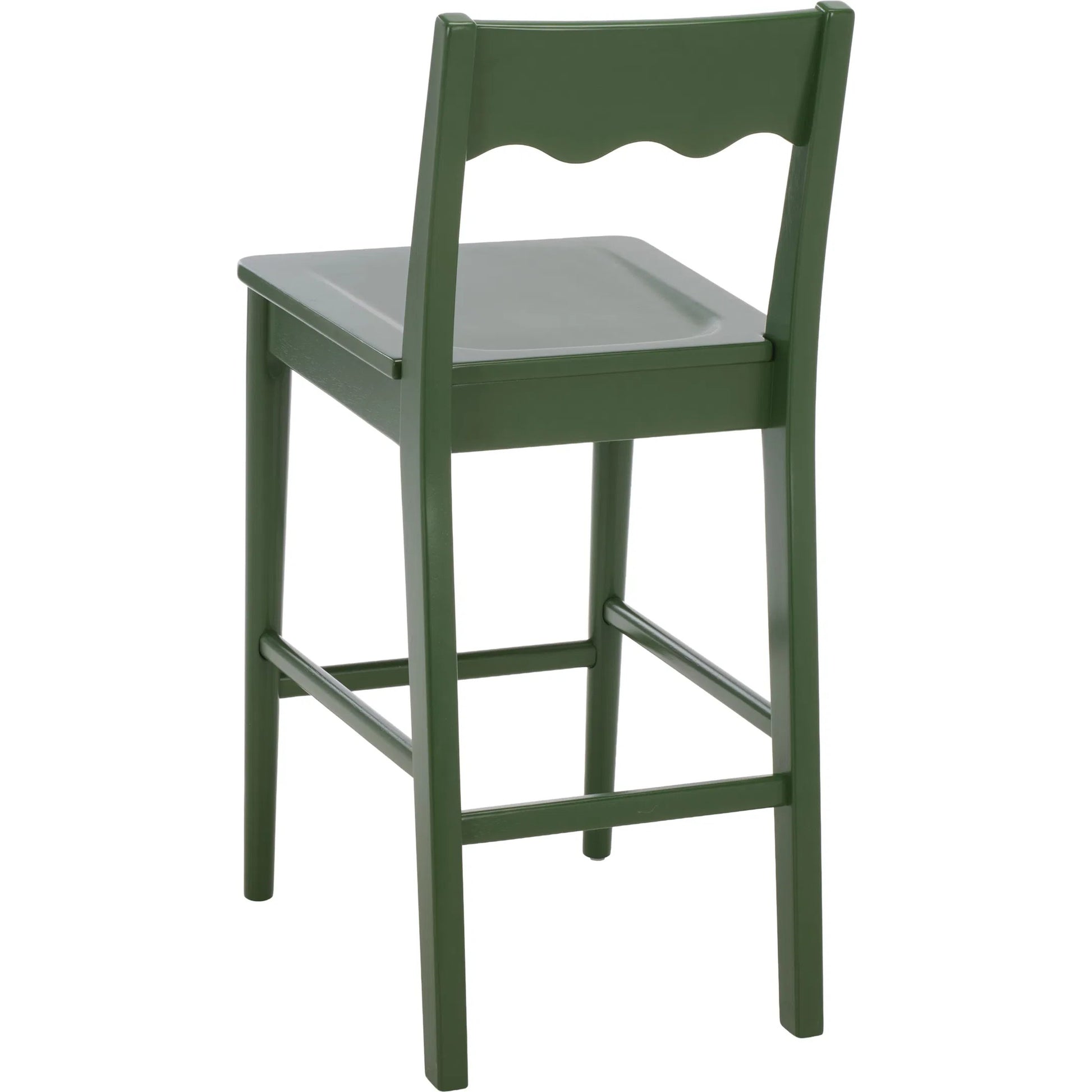 Newark Scallop Counter Stool by HedgeApple Essentials. Made from rubberwood in a unique style.
