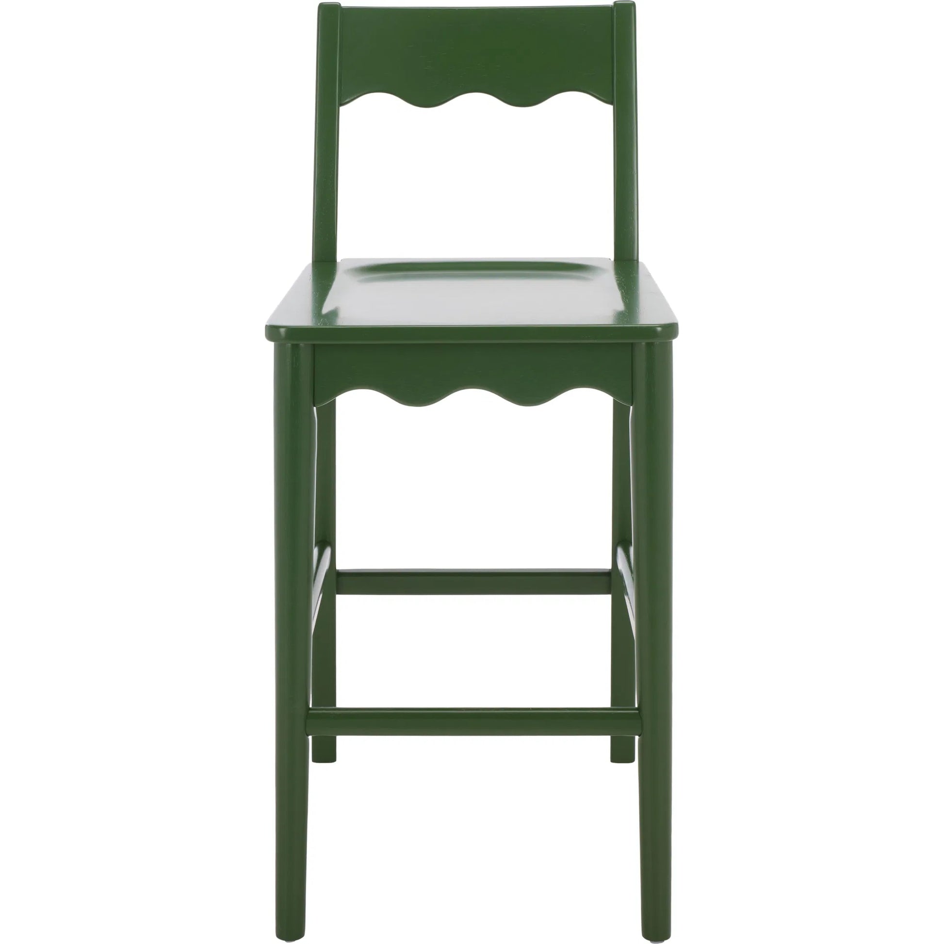 Newark Scallop Counter Stool by HedgeApple Essentials. Made from rubberwood in a unique style.
