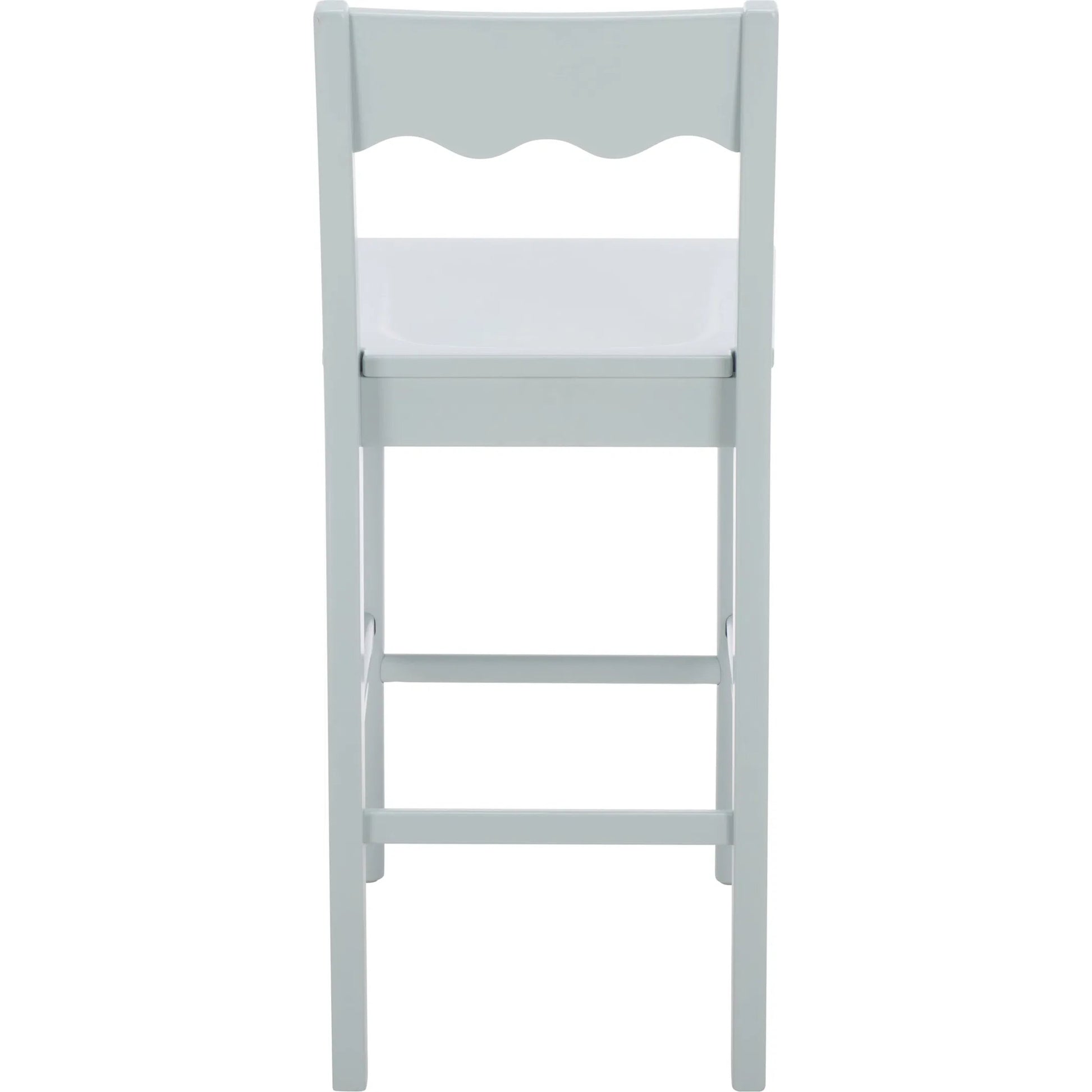 Newark Scallop Counter Stool by HedgeApple Essentials. Made from rubberwood in a unique style.