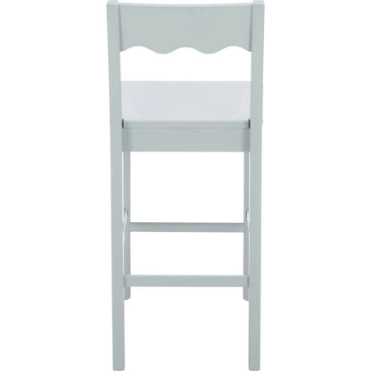 Newark Scallop Counter Stool by HedgeApple Essentials. Made from rubberwood in a unique style.