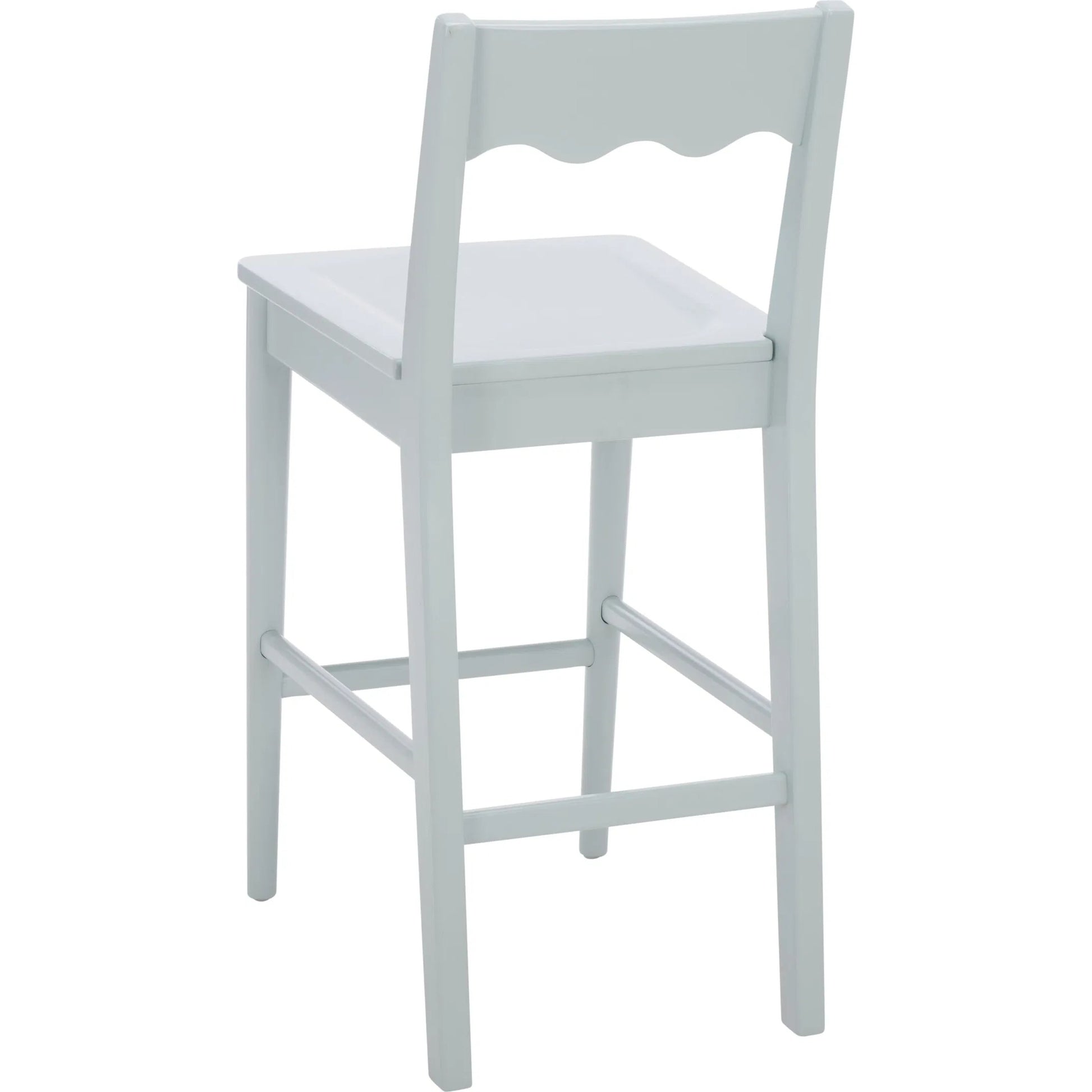 Newark Scallop Counter Stool by HedgeApple Essentials. Made from rubberwood in a unique style.