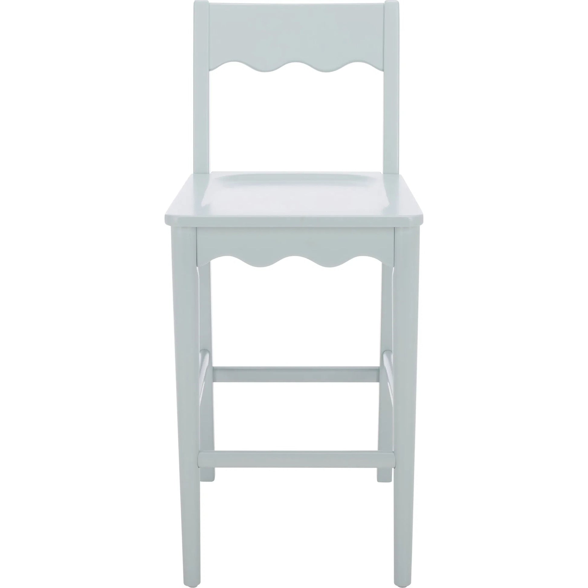 Newark Scallop Counter Stool by HedgeApple Essentials. Made from rubberwood in a unique style.