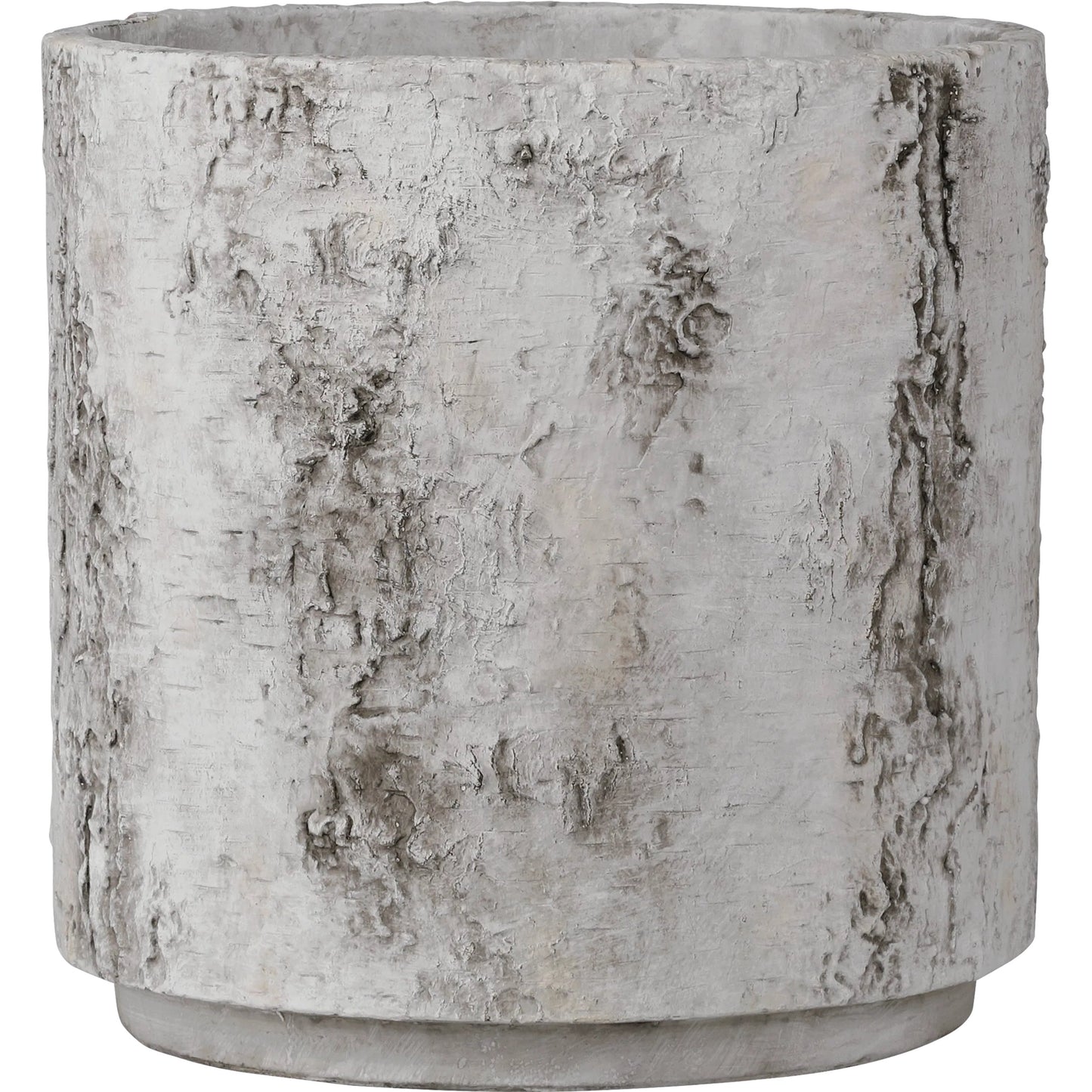 001 SI-2257247 | Primary Silo | Faux Birch Planter by Currey and Company in black, beige, pale gray. Made from fiber cement in a modern style.