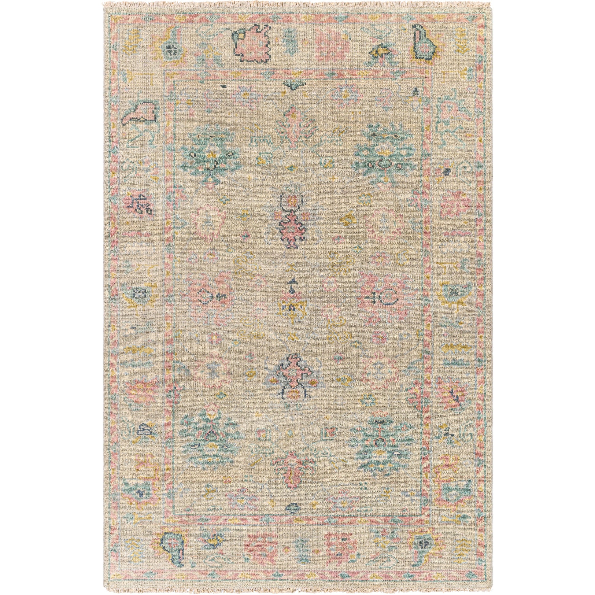Biscayne Rug - 25940 by Surya in dusty pink, light beige. Made from unique in a unique style.