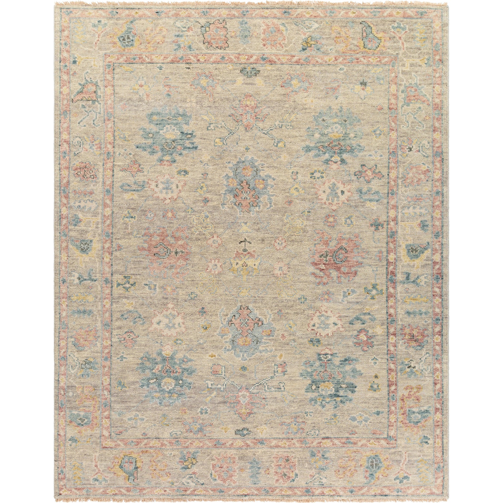 Biscayne Rug - 25940 by Surya in dusty pink, light beige. Made from unique in a unique style.