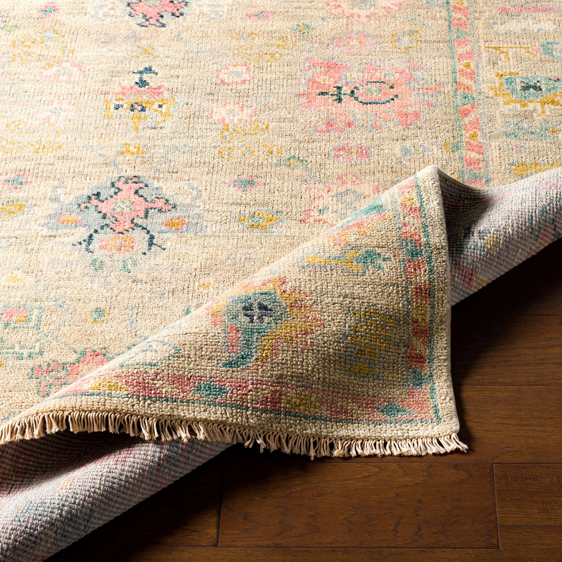 Biscayne Rug - 25940 by Surya in dusty pink, light beige. Made from unique in a unique style.