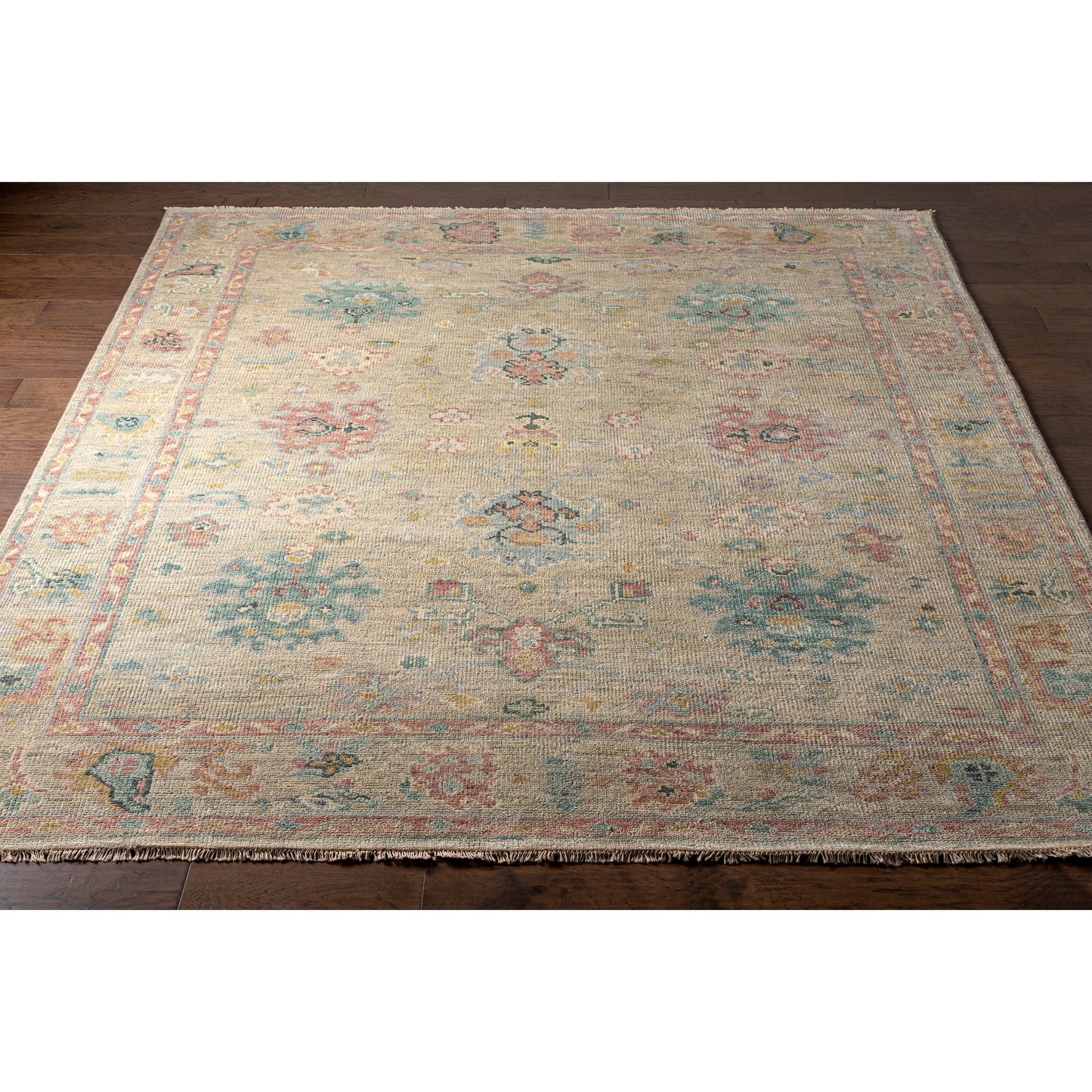 004 SI-1877815,SI-1877816,SI-1877817,SI-1877818,SI-1877819,SI-1914170 | Closeup | Biscayne Rug - 25940 by Surya in dusty pink, light beige. Made from unique in a unique style.