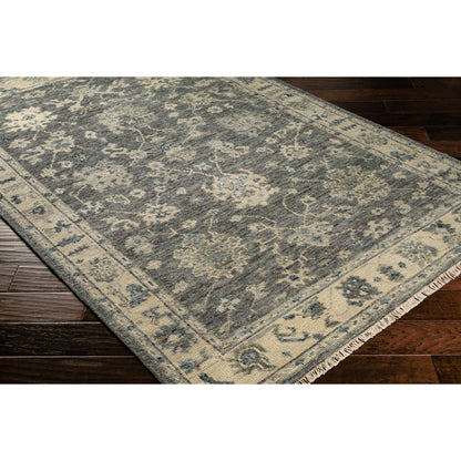 Biscayne Rug - 25942 by Surya in charcoal, black, yellow, slate, dark blue. Made from unique in a unique style.