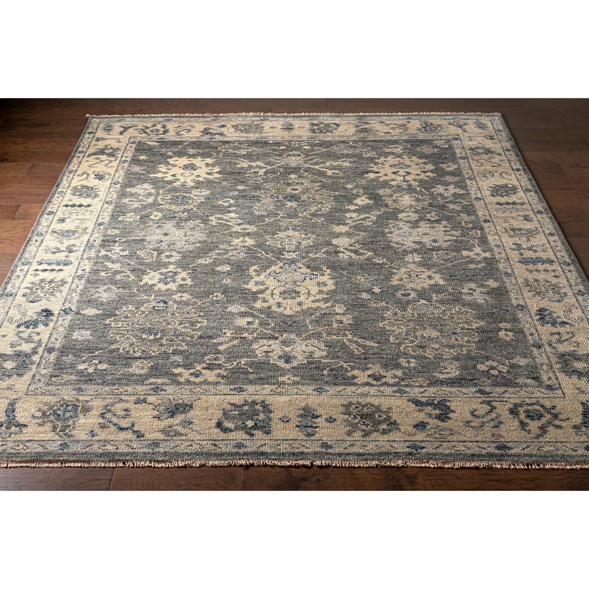 Biscayne Rug - 25942 by Surya in charcoal, black. Made from unique in a unique style.