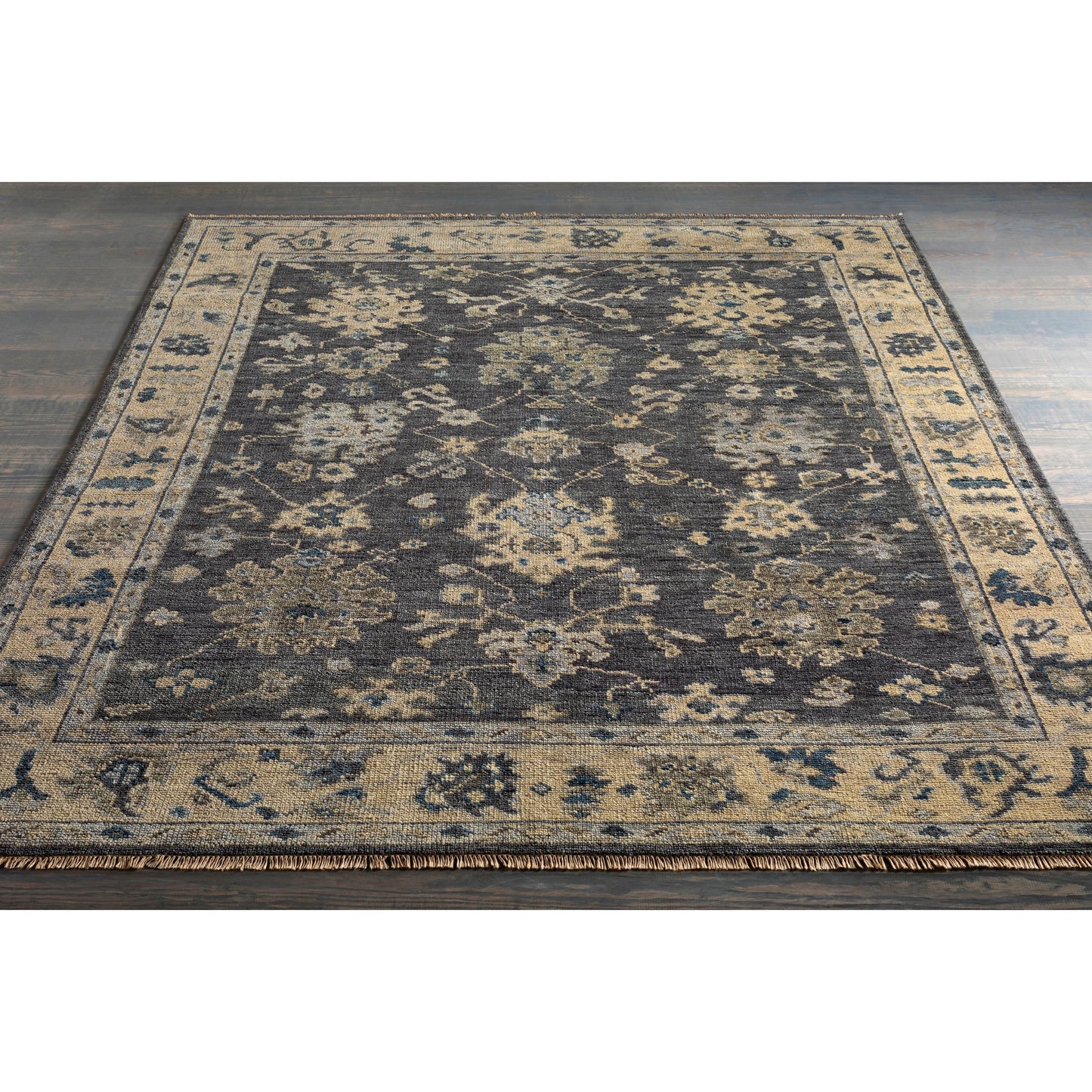 009 SI-1877820,SI-1877821,SI-1877822,SI-1877823,SI-1877824,SI-1914171 | Lifestyle | Biscayne Rug - 25942 by Surya in charcoal, black. Made from unique in a unique style.